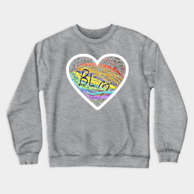 BLM 🖤 Pride - Sticker - Back Crewneck Sweatshirt by Subversive-Ware 